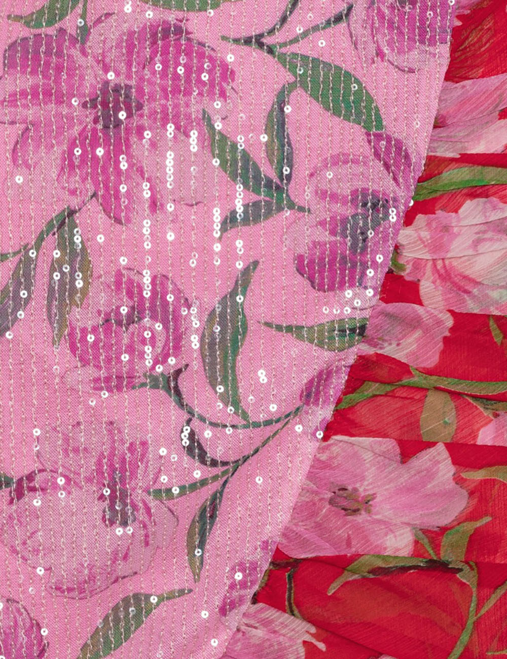 ROTATE PRINTED MINI SKIRT