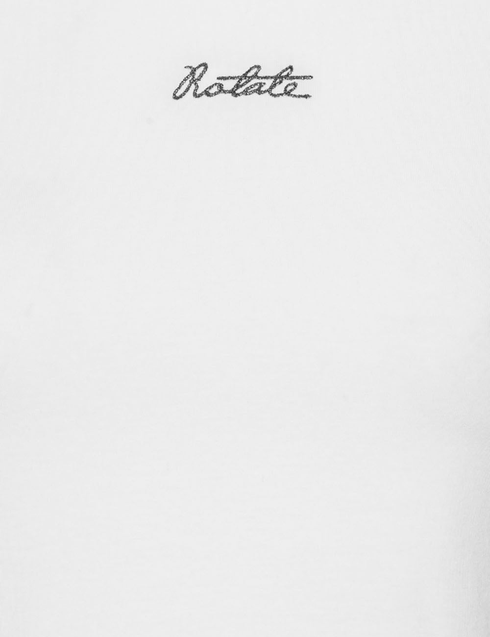 ROTATE LOGO CROPPED T-SHIRT