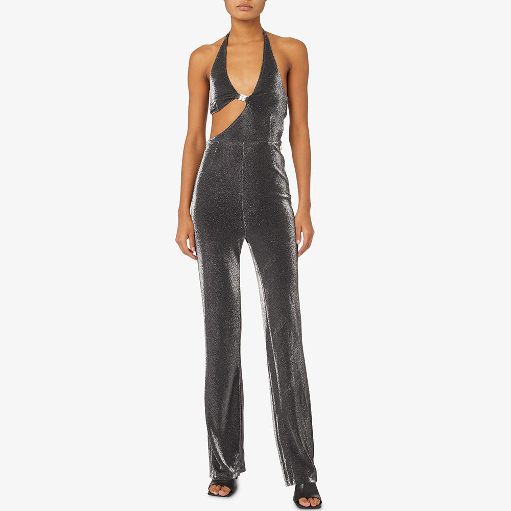 ROTATE Jumpsuit Metallic Jersey