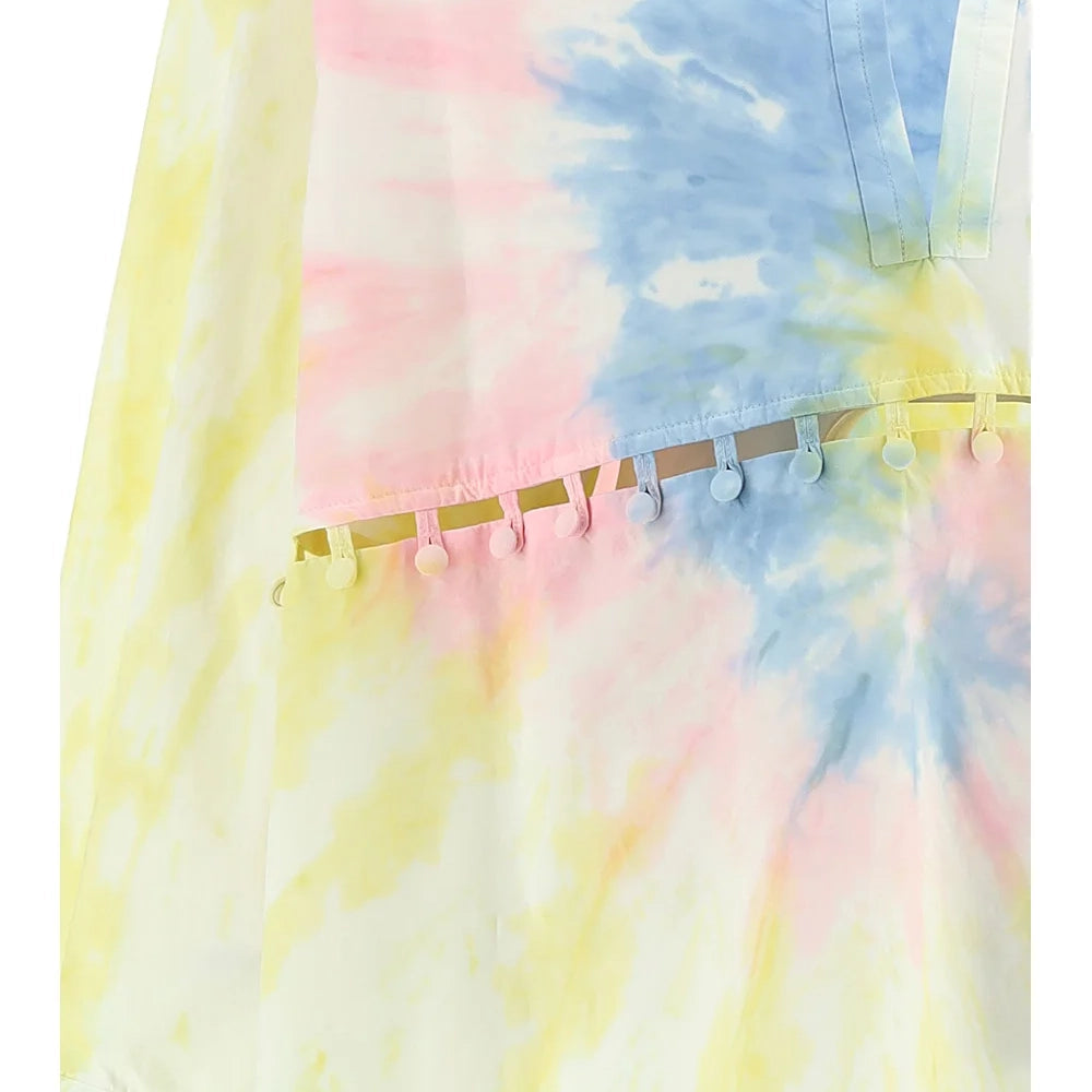 TIE DYE BUTTONS DETAIL SHIRT