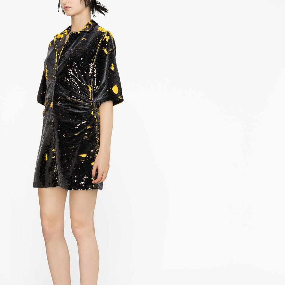 GANNI SEQUINS BLAZER MINI DRESS
