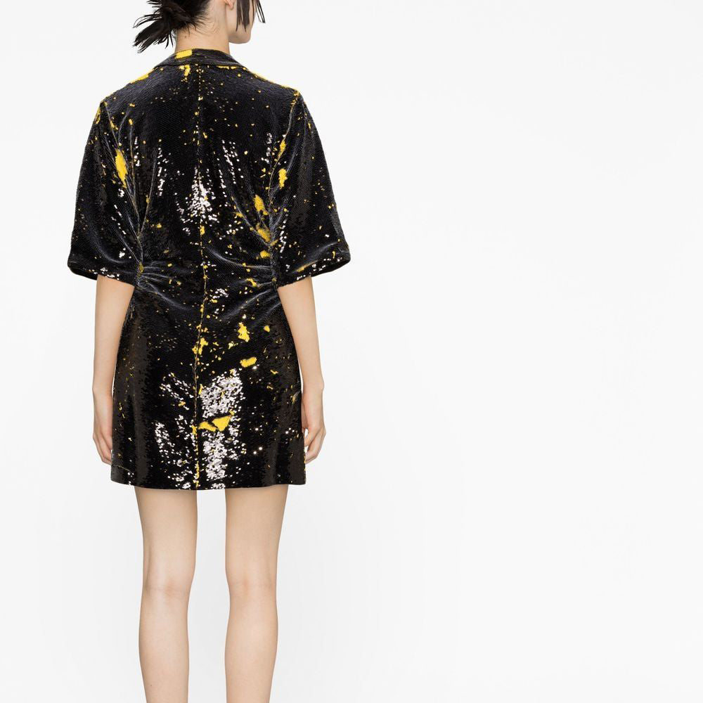 GANNI SEQUINS BLAZER MINI DRESS