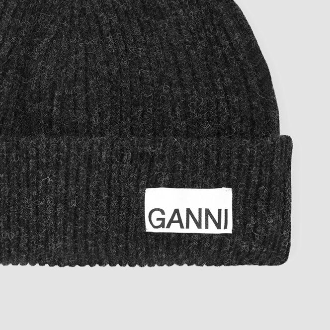 LIGHT STRUCT RIB KNIT BEANIE