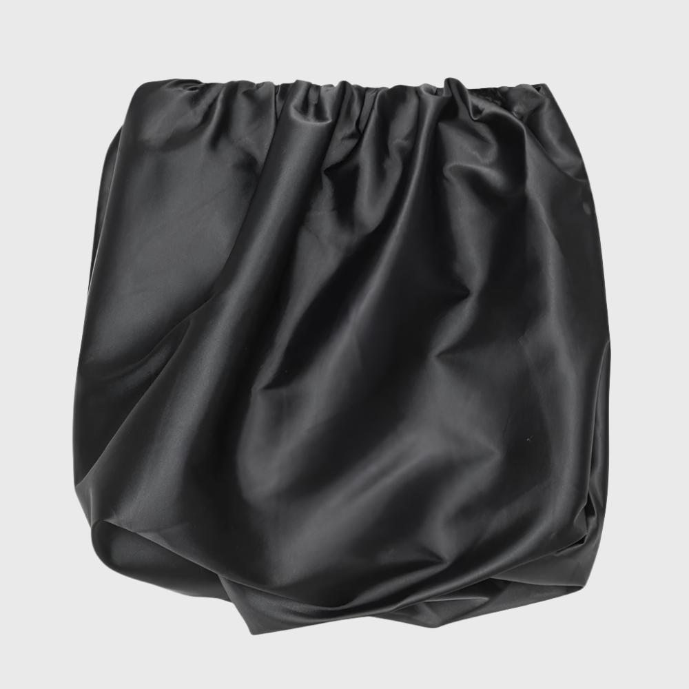 GANNI DOUBLE SATIN MINI SKIRT