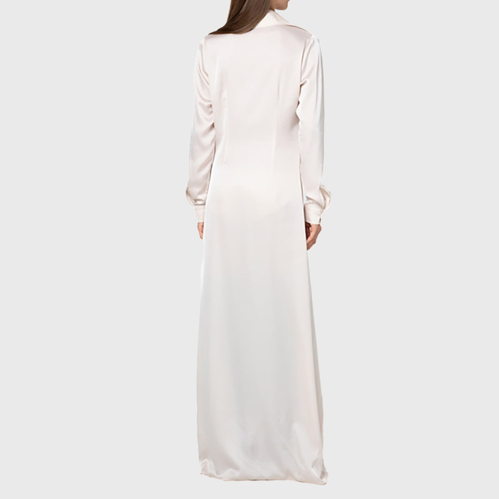PORCELAIN WHITE SEMIZIE DRESS