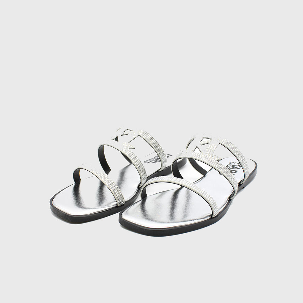 KARL LAGERFELD KL RHINESTONE SLIDE