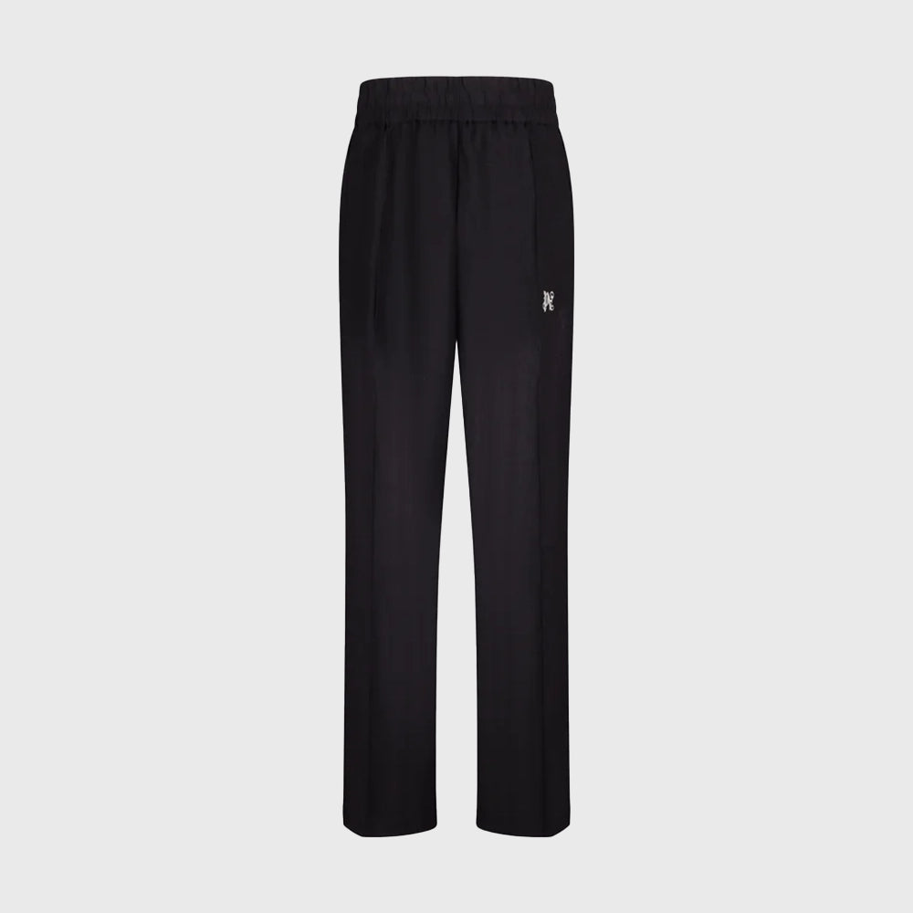 LINEN MONOGRAM TRACK PANTS