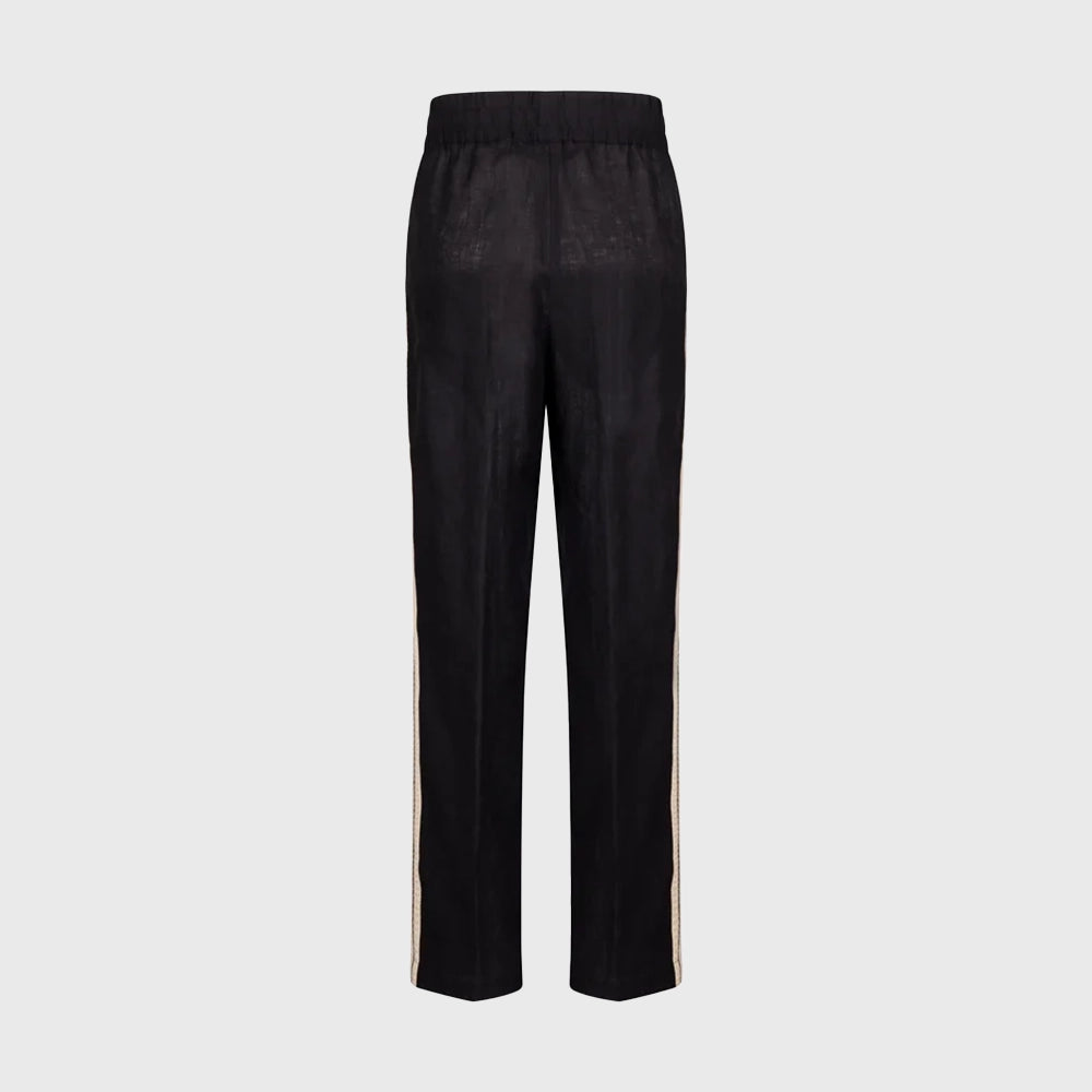 LINEN MONOGRAM TRACK PANTS