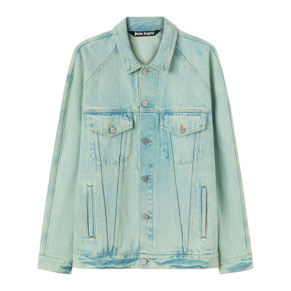 OVERDYE LOGO LOOSE DENIM JKT