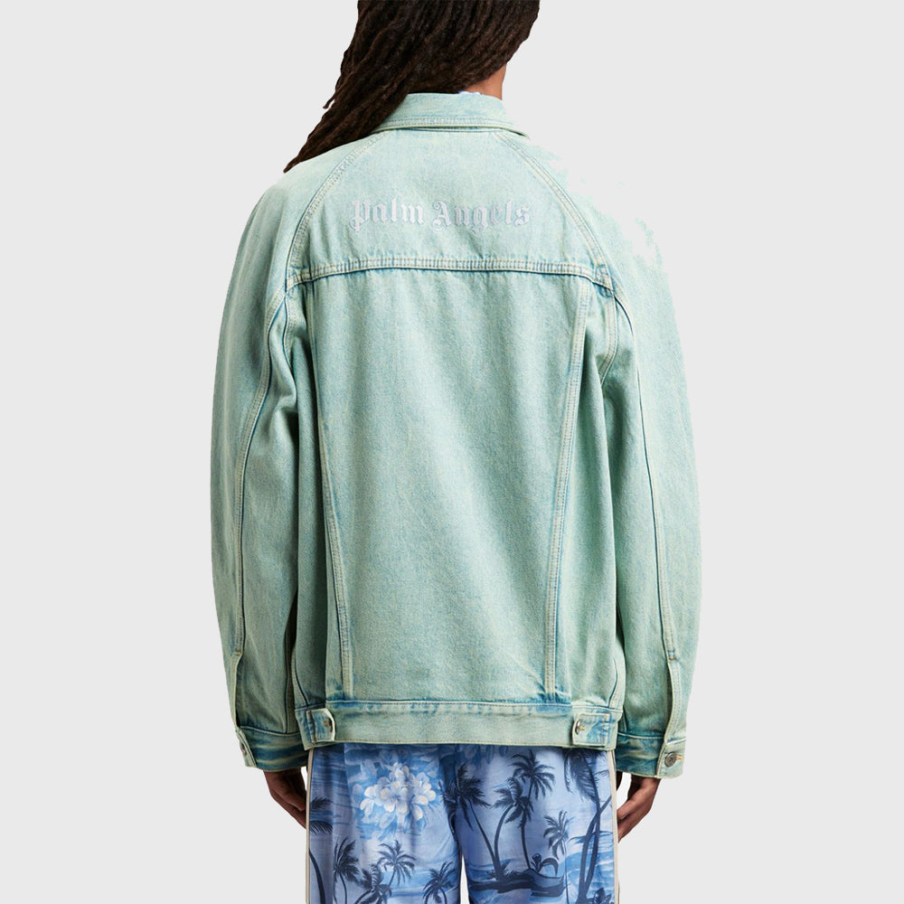 OVERDYE LOGO LOOSE DENIM JKT