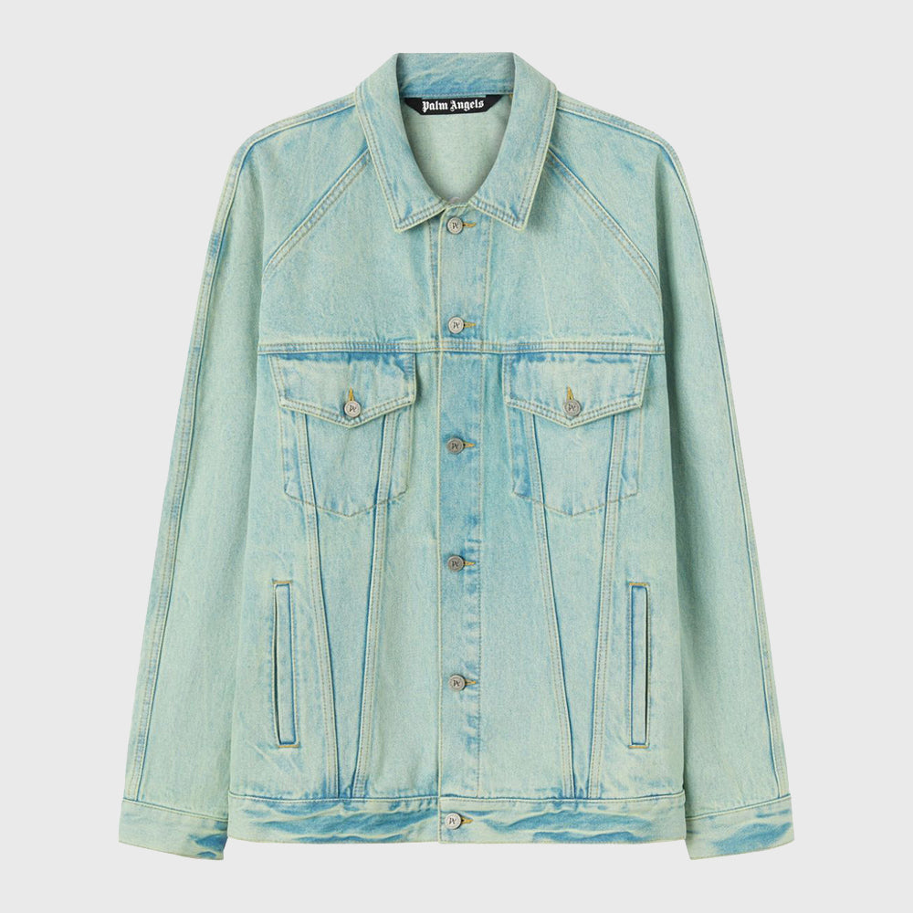 OVERDYE LOGO LOOSE DENIM JKT