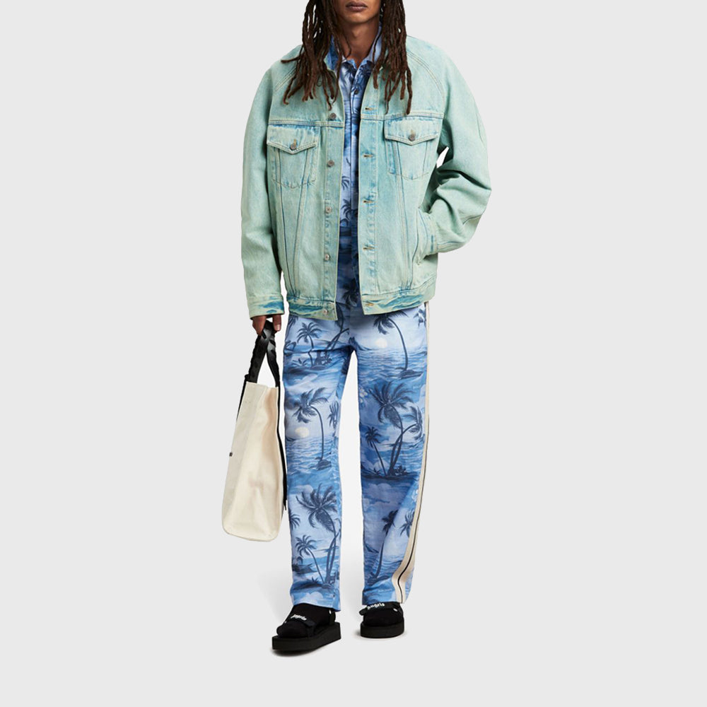 OVERDYE LOGO LOOSE DENIM JKT