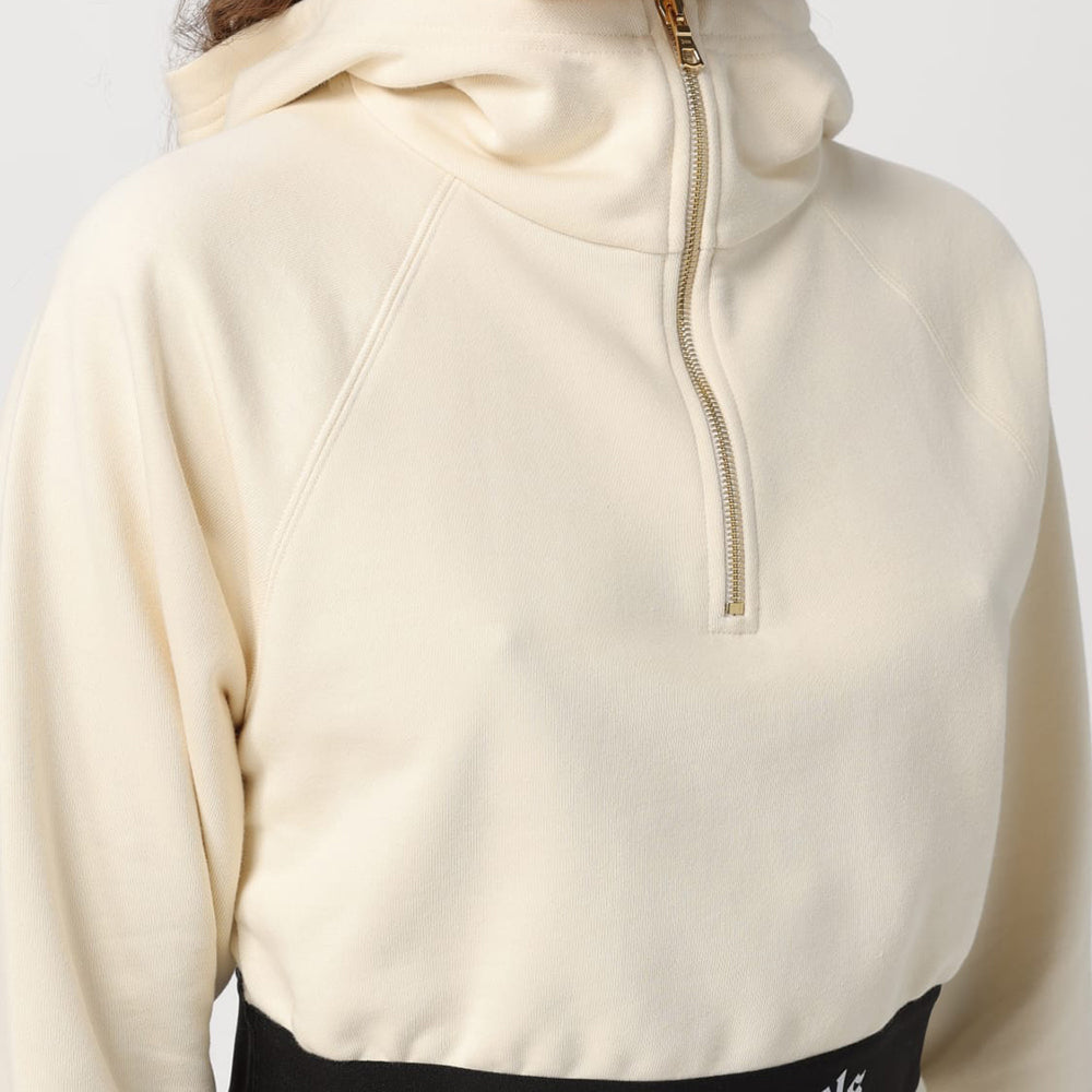 LOGO TAPE ZIPPED HOODY