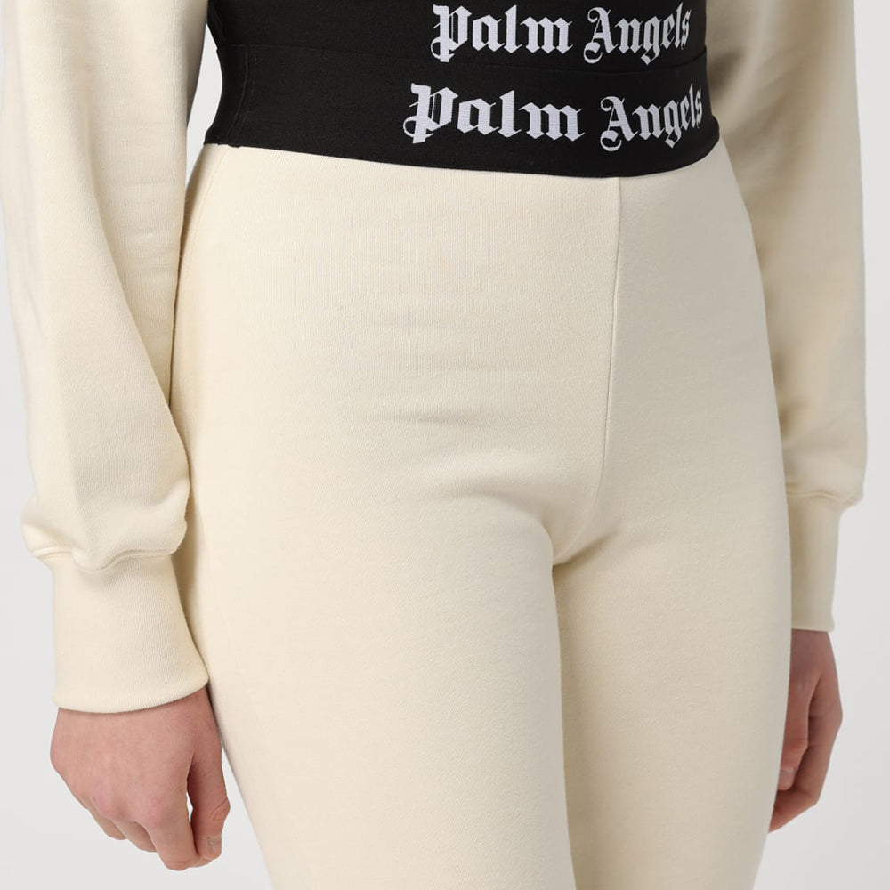 LOGO TAPE FLARE SWEATPANTS