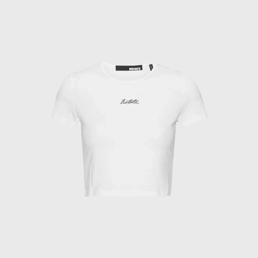 ROTATE LOGO CROPPED T-SHIRT