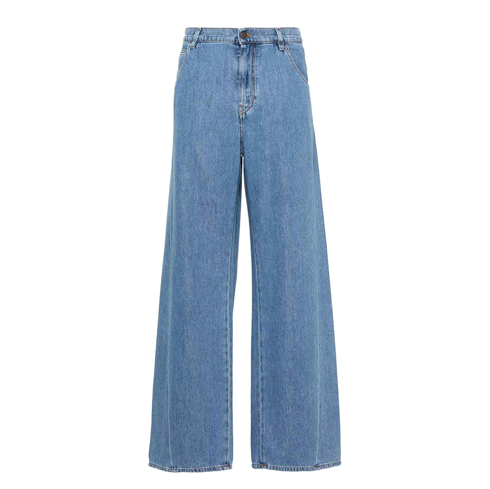 DARK PARK IRIS-TENCEL PAPER BAG PANTS