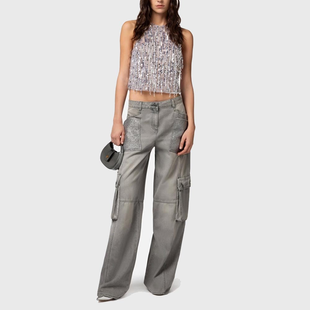 ELISABETTA FRANCHI ΠΑΝΤΑΛΟΝΙ ΤΖΗΝ