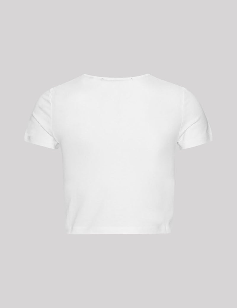 ROTATE LOGO CROPPED T-SHIRT