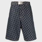 LANVIN ΣDENIM PRINTED SHORT