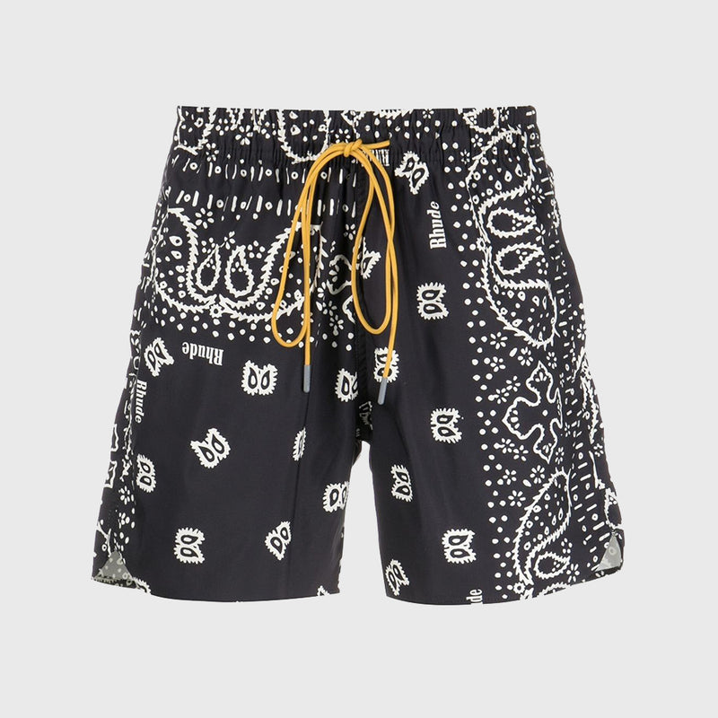 RHUDE BANDANA PRINT SWIM SHORT