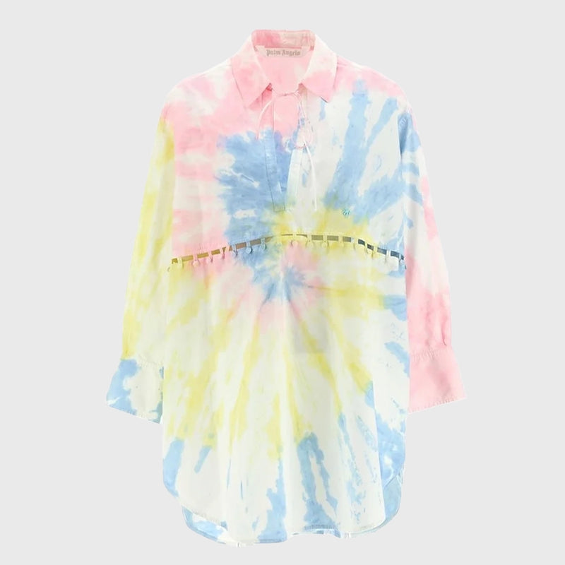 TIE DYE BUTTONS DETAIL SHIRT