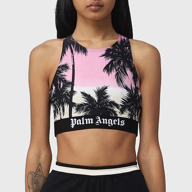 PINK SUNSET LOGO SPORT TOP