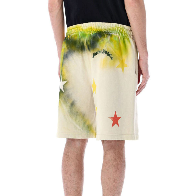 SPRAYED STARS VINT SWEATSHORT