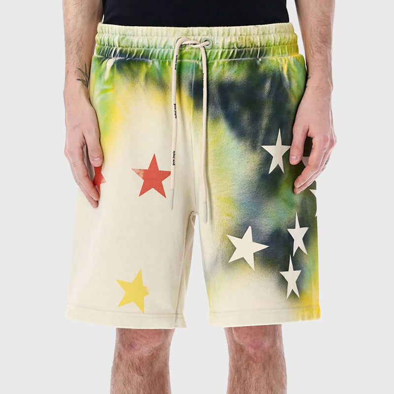 SPRAYED STARS VINT SWEATSHORT