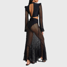 PLUNGE NETTED BEACH DRESS