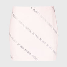 ROTATE CRYSTAL POPLIN MINI SKIRT