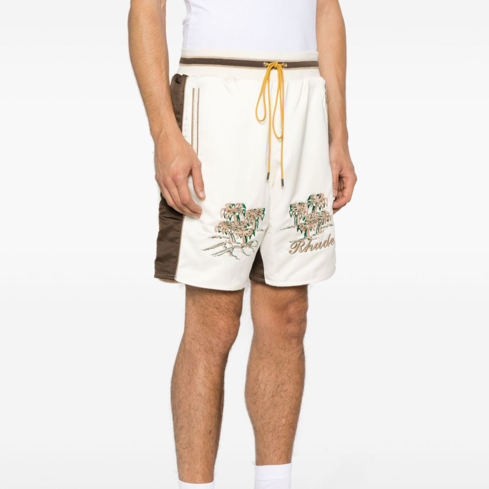 RHUDE SATIN SOUVENIR SHORT