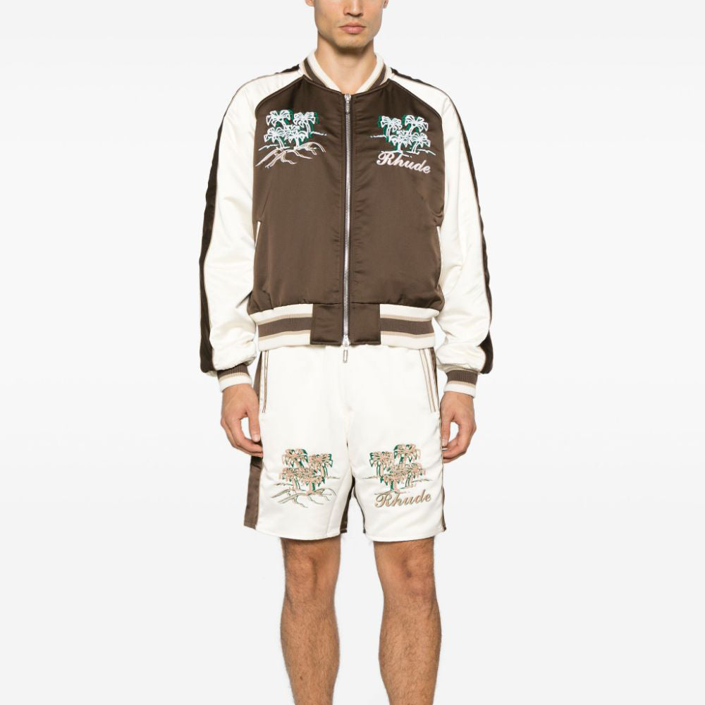 RHUDE SATIN SOUVENIR SHORT