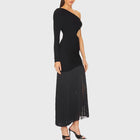 CUTOUT FRINGE TRIM MAXI