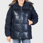 GANNI MIX PUFFER MIDI JACKET