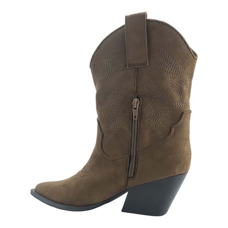 CORINA HEELD BOOTS MARRON