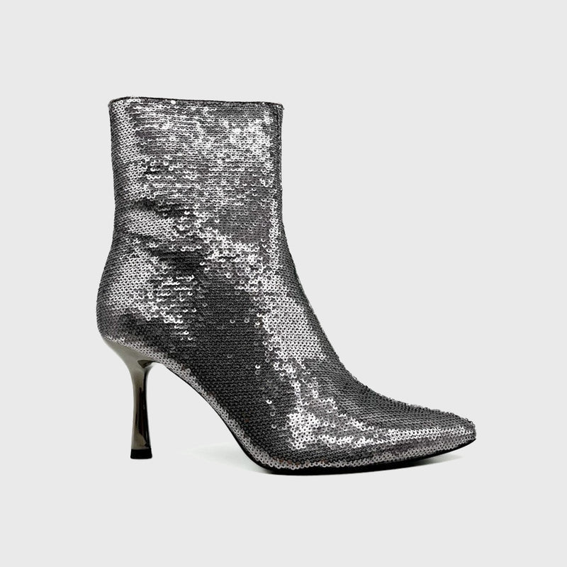 CORINA BOOTS SILVER