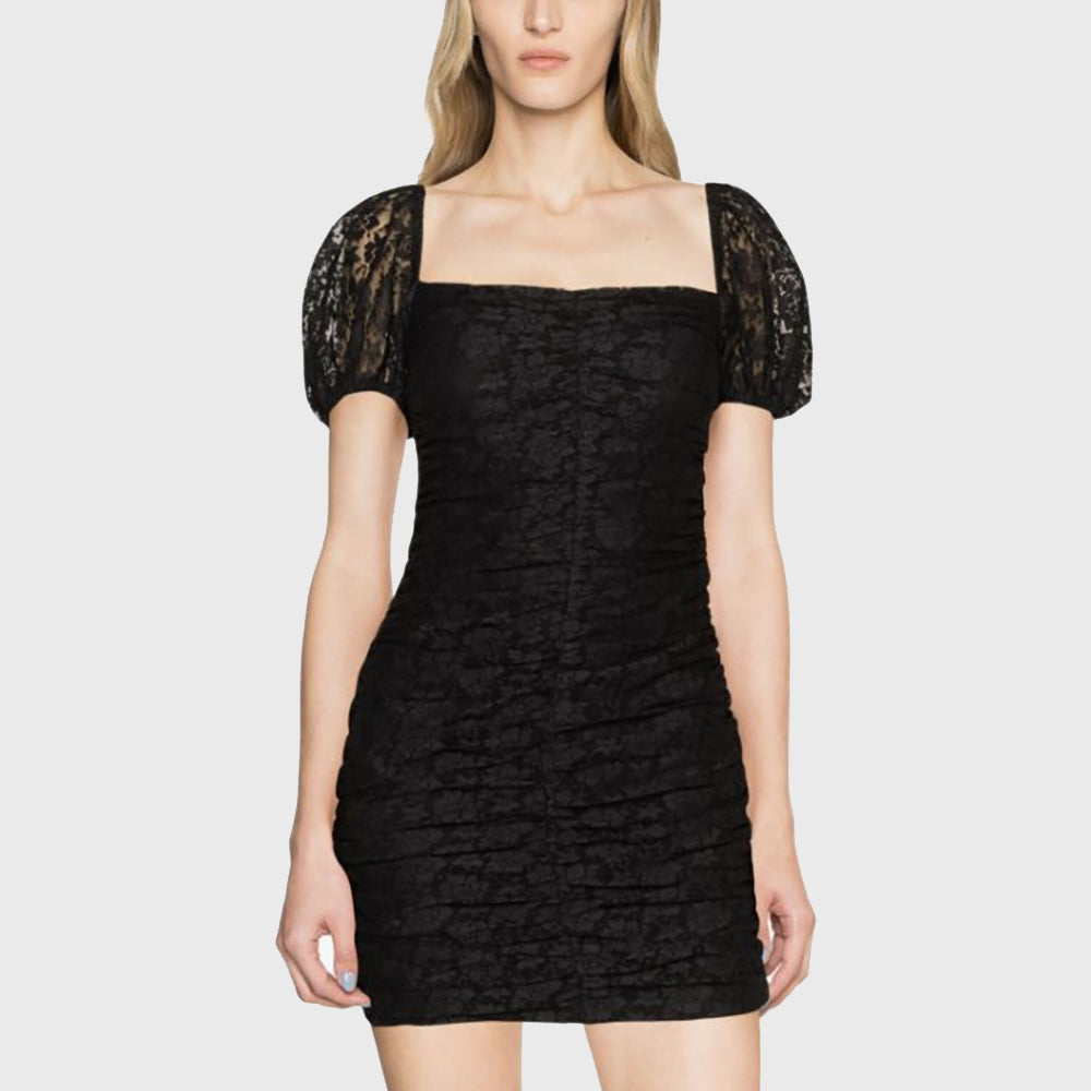 ROTATE LACE PUFF SLEEVE DRESS