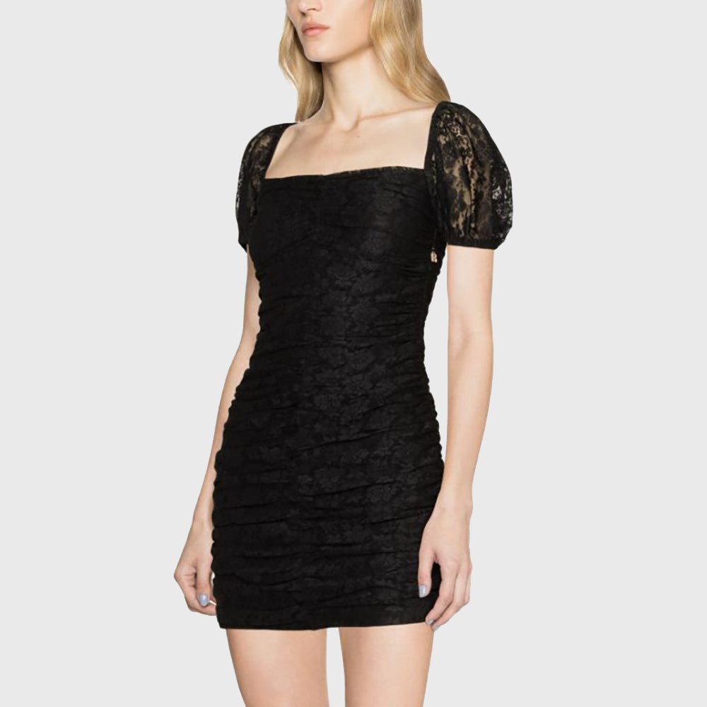 ROTATE LACE PUFF SLEEVE DRESS