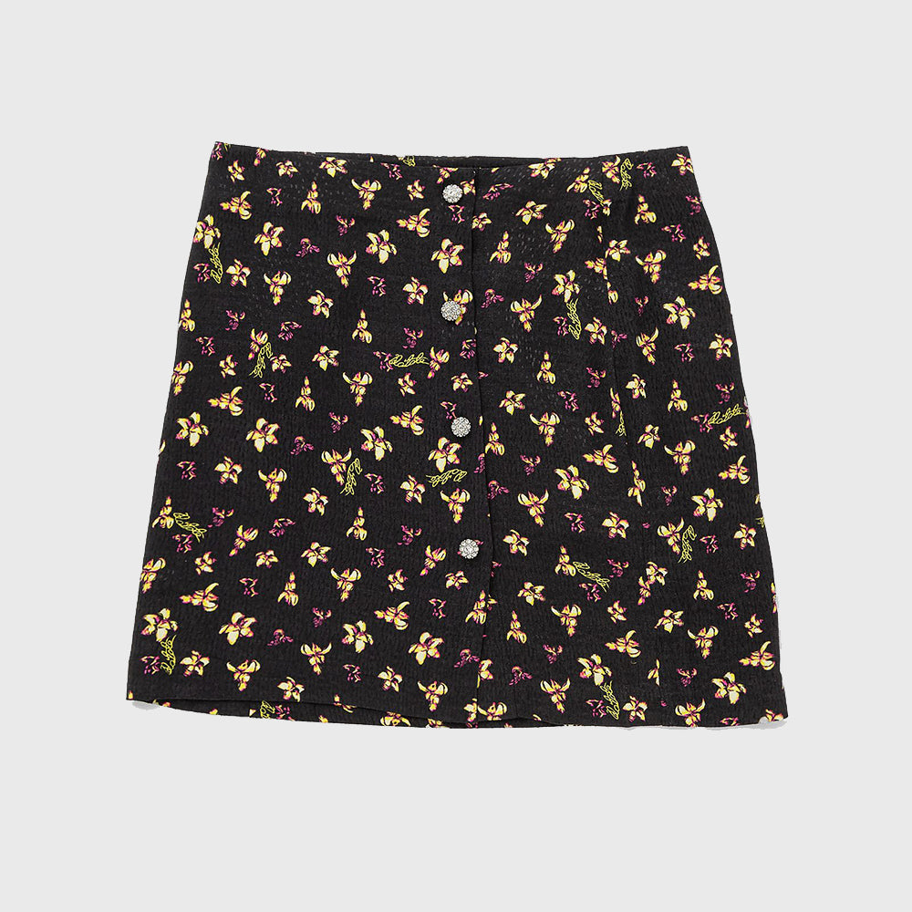 ROTATE JACQUARD MINI SKIRT