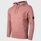 BRUSH & EMER DIAG FLEECE LENS HOODIE