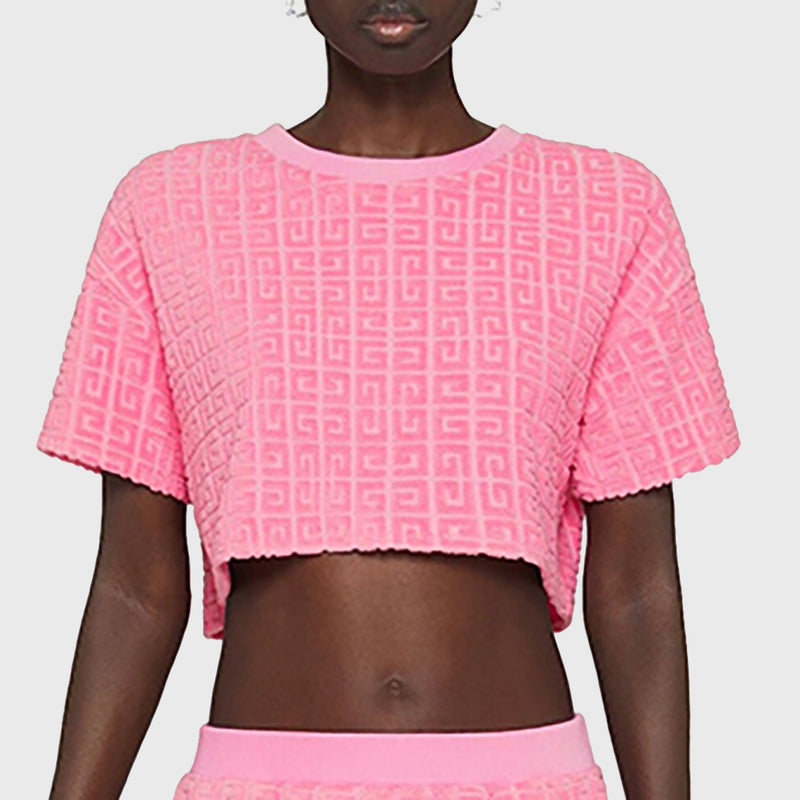 GIVENCHY Cropped t-shirt in 4G