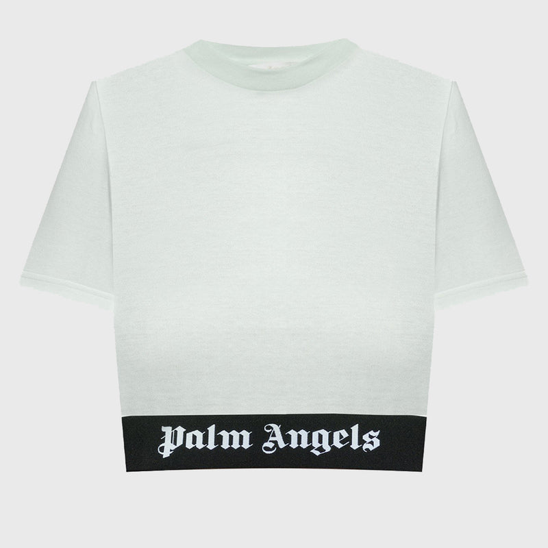 LOGO TAPE CROP TEE