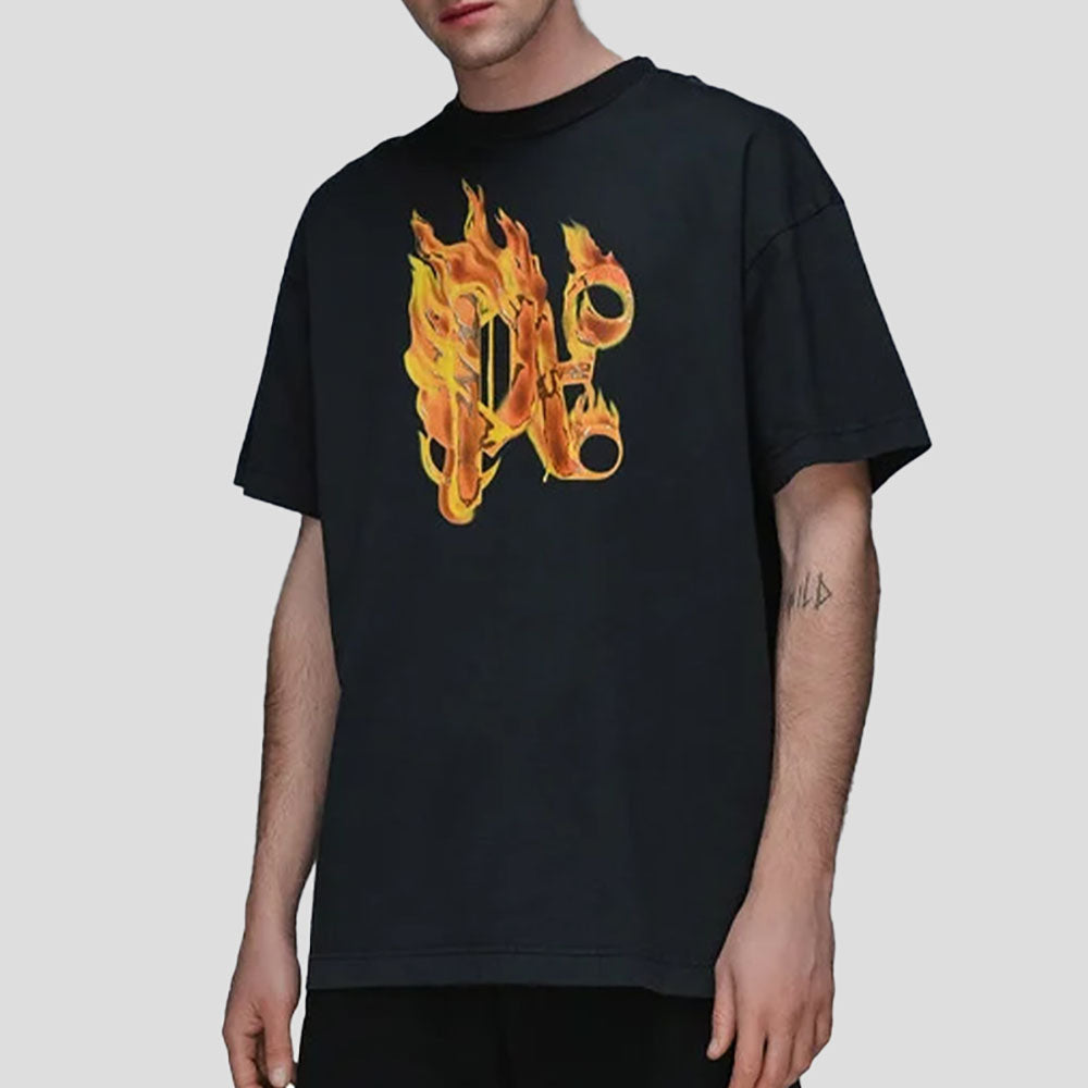 BURNING MONOGRAM TEE