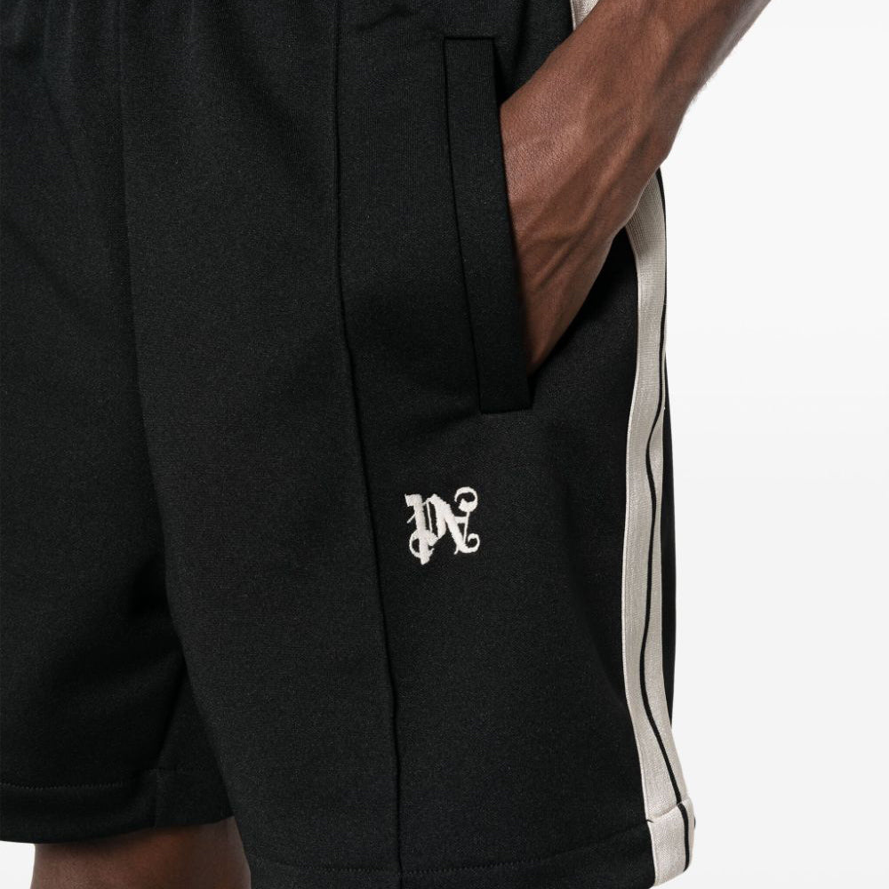 MONOGRAM TRACK SHORTS