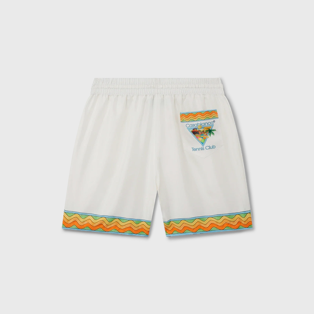 SILK SHORTS WITH DRAWSTRINGS