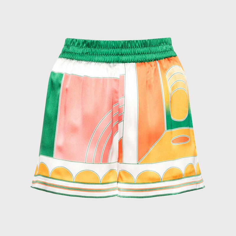 SILK SHORTS W DRAWSTRINGS