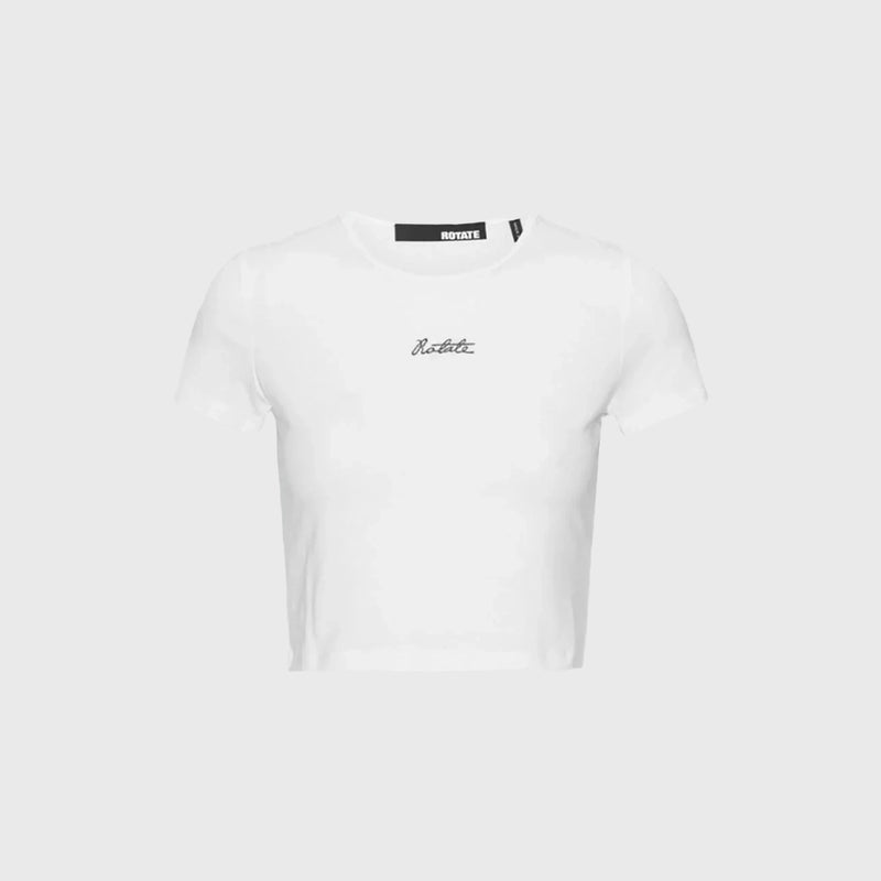 ROTATE LOGO CROPPED T-SHIRT