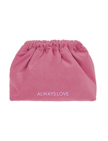 SORBET ISLAND VELVET CLUTCH BAG