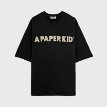 A PAPER KID T-SHIRT UNISEX BLACK