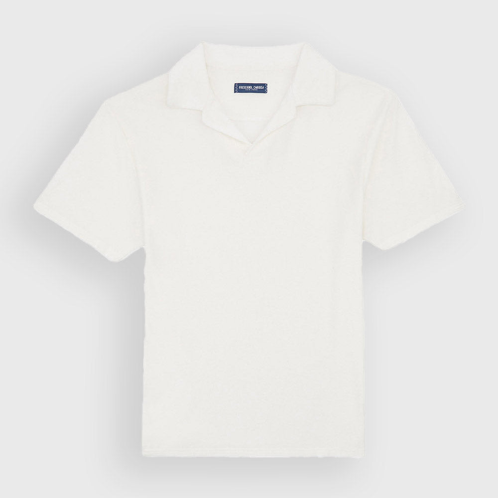 TERRY COTTON BLEND POLO S/S